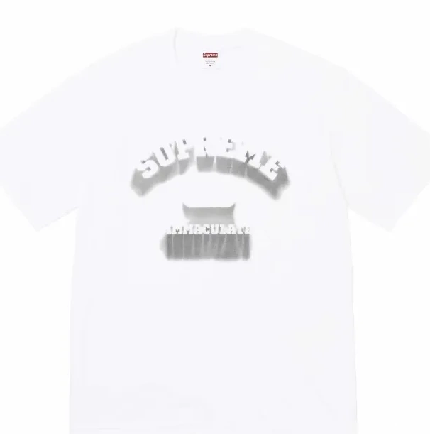 L 24SS White Tee S Black Short XL sleeved and Shadow Shadow T-shirt M 3D Logo 1009